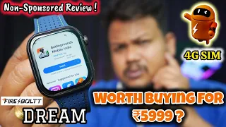 Fire Boltt Dream Smartwatch Unboxing & Detailed Review🔥Worth Buying for ₹5999? 🌟Non-Sponsored🌟