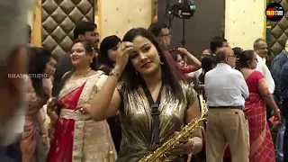 Saxophone player Lipika Samantha.