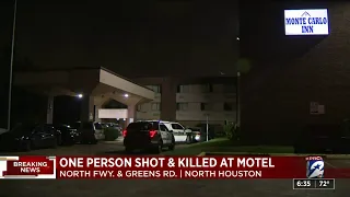 One person fatally shot at motel in north Houston, police say