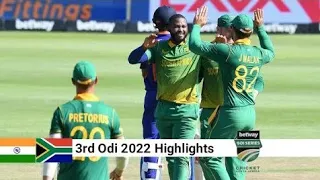 Sa vs Ind 3rd Odi 2022 Highlights | South Africa vs India 3rd Odi Highlights 2022 | South Africa won