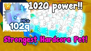 I Made Strongest Shiny Hardcore Dark Matter Secret Pet! - Pet Simulator X Roblox