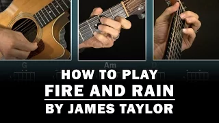 Fire and Rain (James Taylor) | How to Play | Beginner guitar lesson