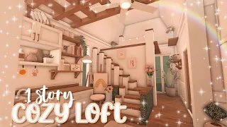 1 story cozy loft ♡ | bloxburg speedbuild | luminto