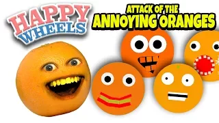 Happy Wheels: Attack of the Annoying Oranges!!! [Annoying Orange Levels]