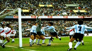 Peru 1 - Argentina 0 (Eliminatorias Mexico 86) resumen