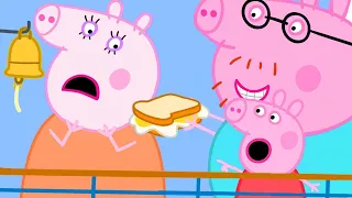 Peppa Pig Official Channel | Peppa Goes to Paris on a Ferry but Mummy Pig Doesn't Feel Well