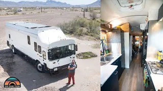 High Tech School Bus Conversion - Nissan Leaf Powered Tiny House For Family Of 6