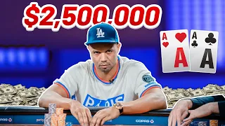 Phil Ivey Battles At A $2,500,000 FINAL TABLE!