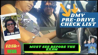 DMV Pre-Drive Check List Before The Behind The Wheel Exam