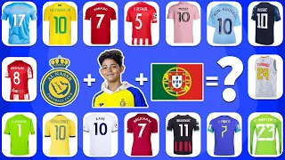 (Part 3) Guess first son/daughter|song, jersey numbers, club, national of football player|Ronaldo