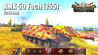 AMX 50 Foch 155, 10.4K Damage, 6 Kills, 2nd Mark, Malinovka - World of Tanks