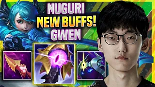 NUGURI TRIES GWEN WITH NEW BUFFS! - FPX Nuguri Plays Gwen Top vs Graves! | Season 11