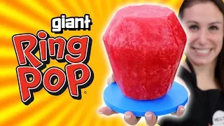 DIY GIANT RING POP (not watermelon 🍉)