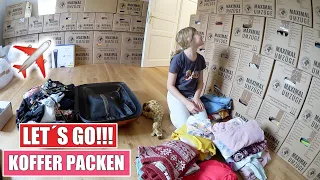 ES GEHT LOS 😱 Letzte Nacht im Haus & Koffer packen | Isabeau