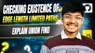 Checking Existence of Edge Length Limited Paths || Union Find || Disjoint Set Union || Graph