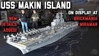 USS Makin Island in LEGO - Now On Display at Brickmania Miramar, with Tons of New Details!