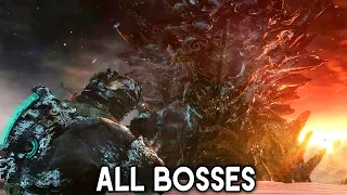 Dead Space 3 - All Bosses / Boss Fights With Cutscenes