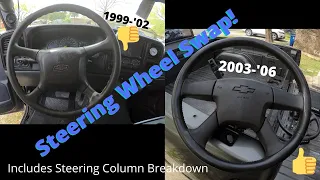 Steering Wheel Swap Upgrade Chevy Trucks 99-06
