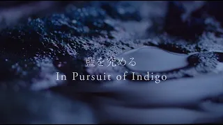 藍を究める In Pursuit of Indigo:  Japanese ikat /Traditional technique (hand weaving, natural indigo dye)