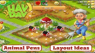 Hay Day - Farm Animal Pen Design and Layout Ideas