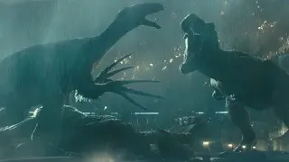 T-rex vs Giganotosaurus|Jurassic World Dominion Final Battle[Extended cut]4K