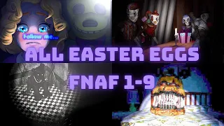 All Five Nights at Freddy's: 1-9 (FNaF 1 to FNaF SB) Easter Eggs and Rare Screens