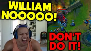 Tyler1 Can't Stop Laughing when WEAKSIDE WILLIAM Runs it Down AGAIN