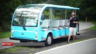 23 Passenger Electric Shuttle Review from Moto Electric Vehicles