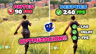 La MEJOR OPTIMIZACION Para FORTNITE 2024 Capitulo 5 ✅ +FPS -LAG