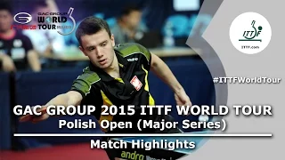 Polish Open 2015 Highlights: SAMBE Kohei vs ZATOWKA Patryk (Qual)