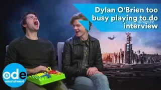 MAZE RUNNER: Dylan O'Brien too busy playing to do interview