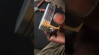 How to install ring in piston TVS king Auto