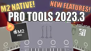 PRO TOOLS 2023.3 NEW FEATURES! M1 & INTEL COMPARED!