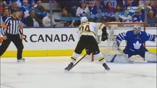 Jake DeBrusk's 2nd Career Playoff Goal 4/19/2018