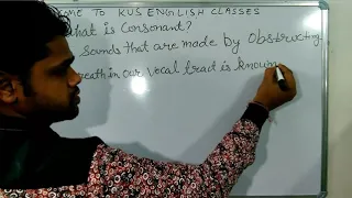 WHAT IS CONSONANT?  BY KUS ENGLISH CLASSES