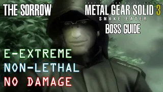 The Sorrow Boss Fight | Non-Lethal European Extreme (No Damage) | MGS3 Boss Guide