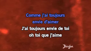 Karaoké Comme j'ai toujours envie d'aimer - Jean-François Michael *
