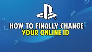 HOW TO FINALLY CHANGE PSN ONLINE ID (PS4 & WEB BROWSER)