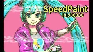 SpeedPaint: Hatsune Miku Future Funk