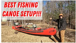 Best fishing canoe set up and overview!!!