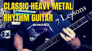 Classic Heavy Metal Rhythm Guitar Lesson: 7 Exercises