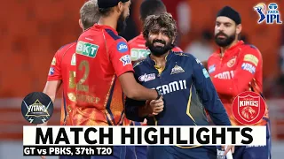 Gujarat Titans Vs Punjab Kings IPL 37th Match Full Highlights 2024 | GT vs PBKS IPL 2024 Highlights