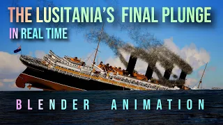 Final Plunge of the RMS Lusitania - Blender Animation