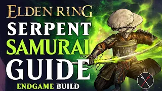 Elden Ring Poison Samurai Build Guide - How to Build a Serpent Samurai (Level 150 Guide)