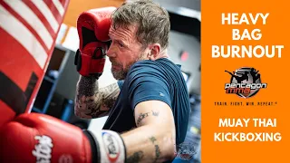 Fitness Challenge!! Heavy Bag Burnout for Muay Thai and Kickboxing #31