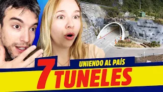 ARGENTINOS REACCIONAN | Los 7 Túneles Más Largos Construidos en Colombia 🇨🇴 | Chuncanos