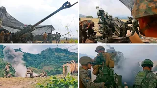 Balikatan 23: Watch MARINES Fire Epic M777 155mm Howitzers!