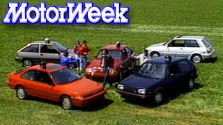 1987 VW GTI vs Toyota FX-16 vs Colt Turbo vs Integra vs Escort GT | Retro Review