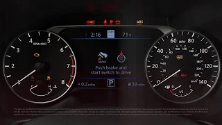 2020 Nissan Altima - Warning and Indicator Lights