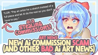 New AI Art SCAM is STEALING COMMISSIONS (+More AI Art News) || SPEEDPAINT + COMMENTARY